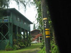 house on stilts - bring on the typhoon!