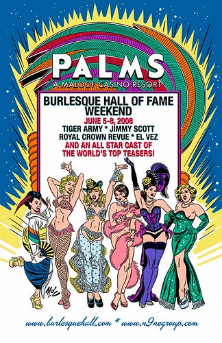 Burlesque Hall of Fame Flyer