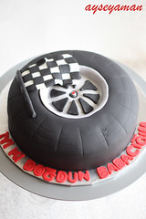 F1 Wheel Cake