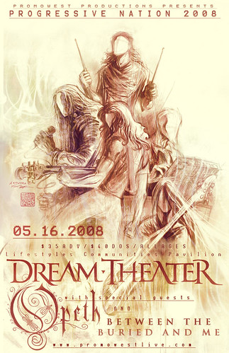 Gig Poster - Dream Theater @ The LC by Nirazilla.