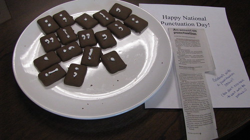 Punctuation Cookies For National Punctuation Day