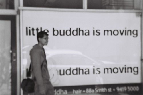 little buddha is moving
