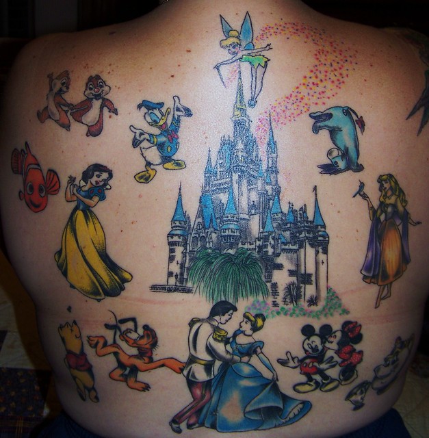 Disney Character Tattoos. www.ihtats.com