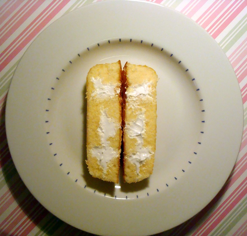 #23: Twinkie cut in half