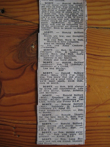 newspaper death notices 1980