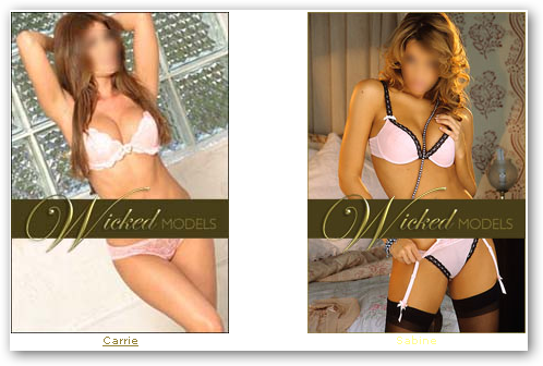 Carrie and Sabine, Wicked Models
