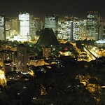 Centro da Cidade visto do Parque das Ruínas Downtown noite night Rio de Janeiro