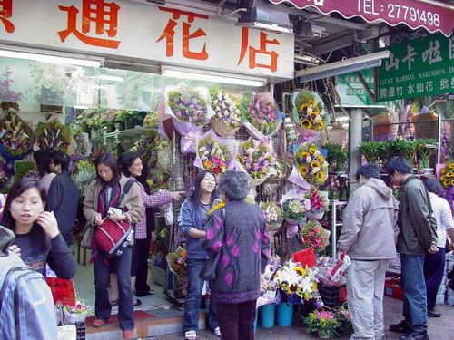 Hong Kong December 2004 - Flower Market 01