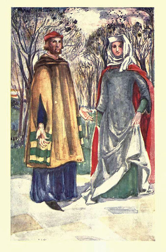 01-Vestimenta de hombre y mujer en la epoca de Edward I (1272-1307)