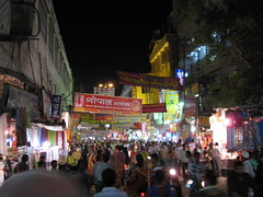 Bazaar leading to Main Ghat - Varanasi
