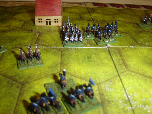 Prussian cavalry continues successful attack
