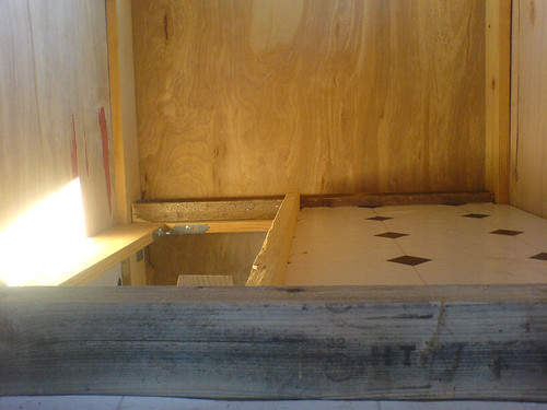 chicken coop inside. Chicken Coop- Inside top. That ledge, as well as the ramp that goes down to the first level pull out for easy cleaning.