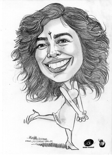 Caricatures Web in Travel 2008  Ketna Patel