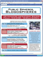 Public Spheres Blogospheres Flyer