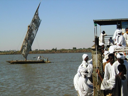 The River Nile at Dongola, Sudan