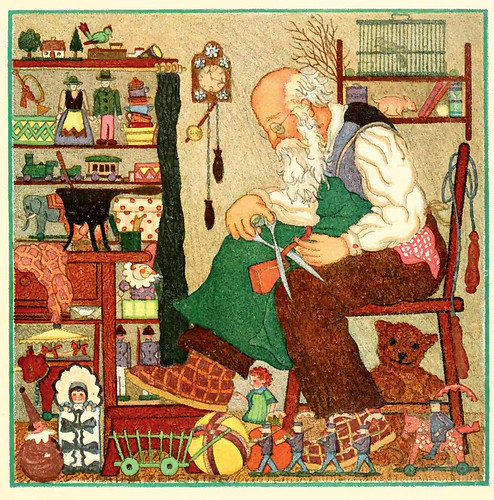 016-Santa Claus en su taller- Marta Zehenter