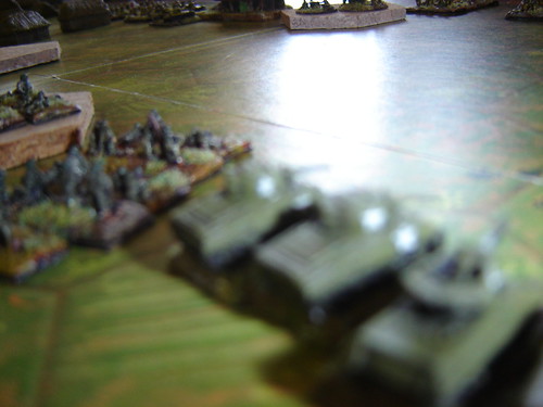 American armour prepares for advance - Battle of Phosphate Plant
