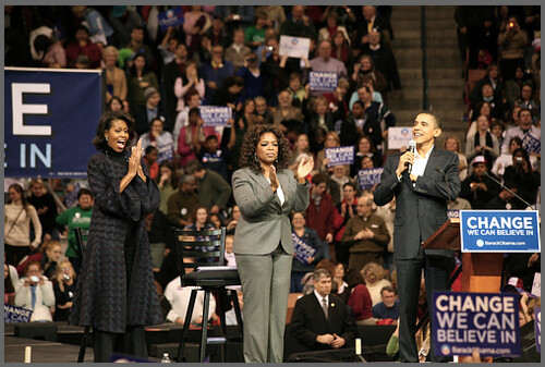 Barack Obama and Oprah Winfrey
