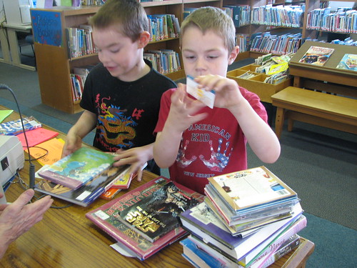 Checking out our books