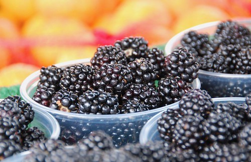 farmers' market blackberries 