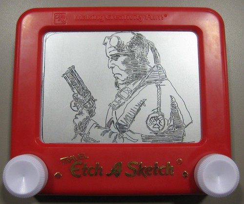 Super Cool EtchaSketch Drawing