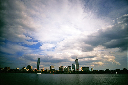 Boston downtown over Charles River (by masamonster)