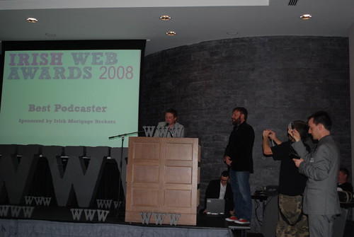 Playlist Mix wins Best Podcast at the 2008 Irish Web Awards