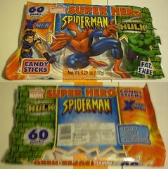 Marvel Hero Candy Sticks bag
