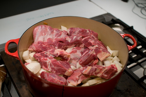 Hutsepot: vlees in pot