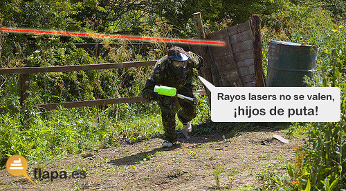 ¡Rayos lasers no se valen!