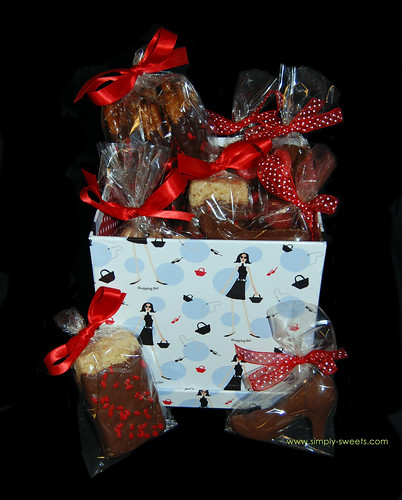 Sassy girl chocolate gift basket