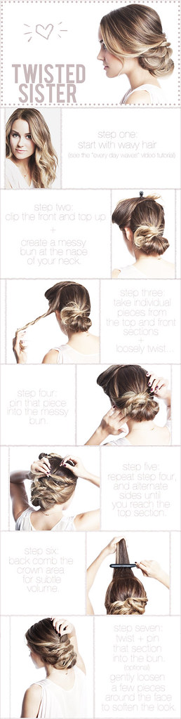 Hair How To: Twisted Updo