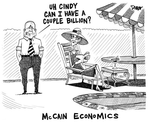 john mccain economics cartoon 