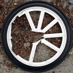 Broken wheel