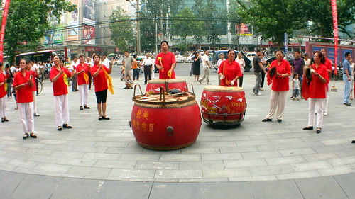 Drummers in Xian, Shaanxi Province, China