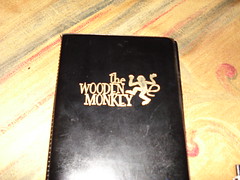 Wooden Monkey: bill holder