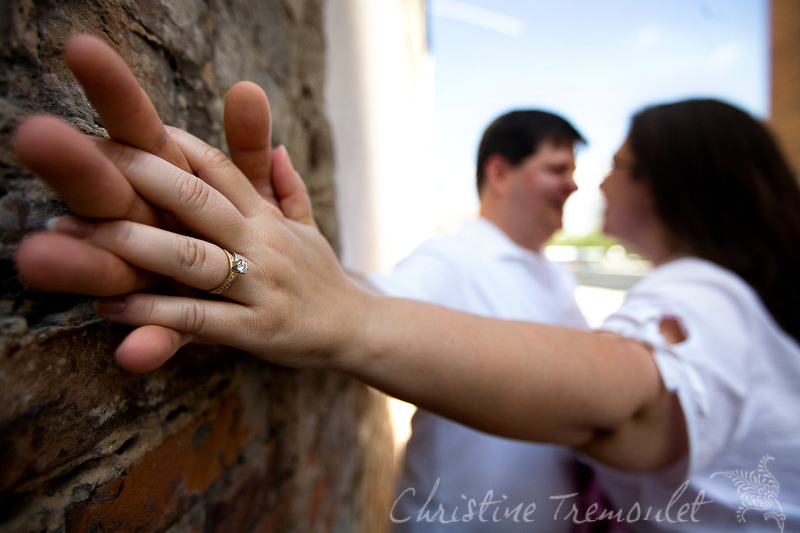 The Ring - Sarah & Jason - Engagement Photography - Downtown Houston Texas