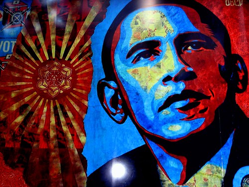 Obama Street Art from LoisinWonderland on Flick