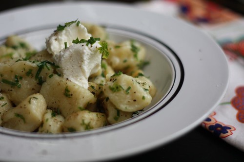 Buttered Gnocchi with Ricotta and Fresh Herbs