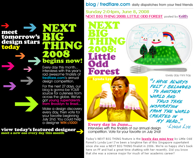 littleoddforest : fredflare's next big thing 2008!