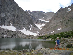 Dennis at Solitude Lake  (11,400')