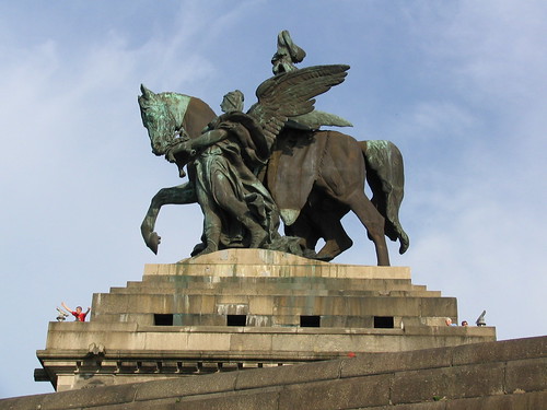 Statue of emperor William I of Germany