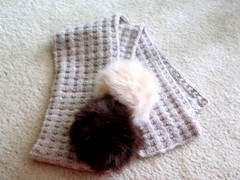Waffles Scarf with Tribbles 2