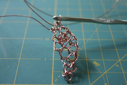 Crochet Metal Leaf :: Step Two