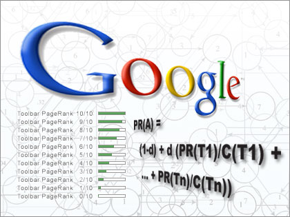 Google PageRank formule