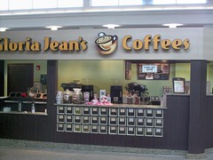 Gloria Jean's Coffees. The Harlem Irving Plaza shopping center. Norridge Illinois. 2008.