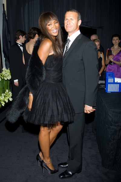 (EXCLUSIVE COVERAGE) Naomi Campbell and Vladislav Doronin attend Vogue Russia's 10th Anniversary grand gala dinner on November 20, 2008 in Moscow, Russia. by kayFresco