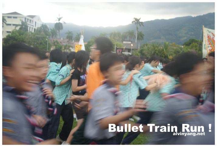 bullet train run