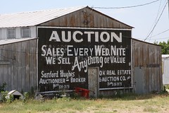 barn sign auction