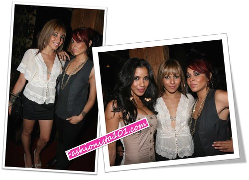 Natalie and Nicole, of Nina Sky, were spotted [along with Julissa Bermudez] 